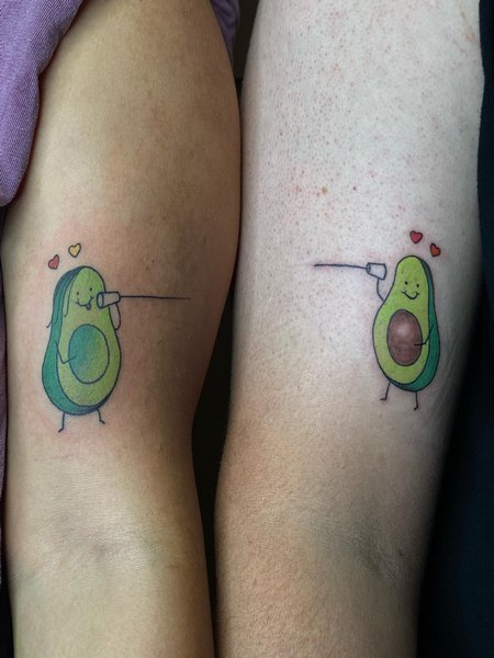 Avocado Friendship Tattoo