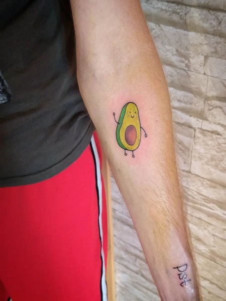 Avocado Tattoos For Men