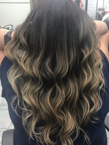 Balayage On Black Hair