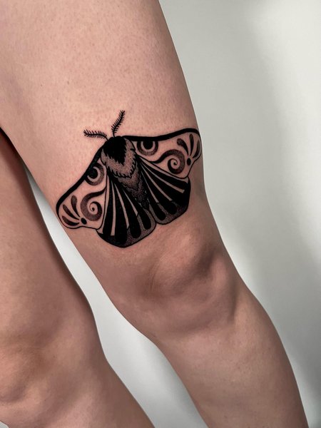 Black Moth Tattoo