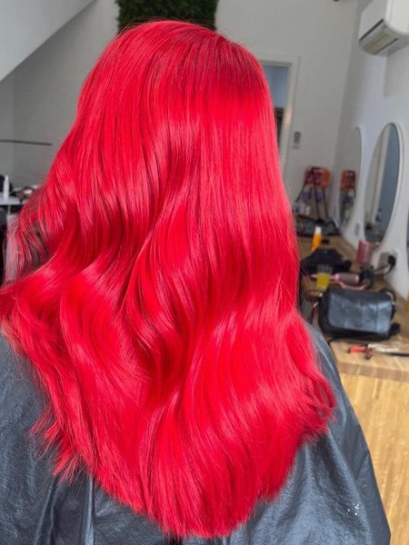 Bright Red Hair