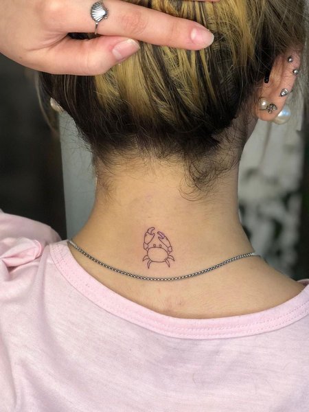 Cancer Neck Tattoos