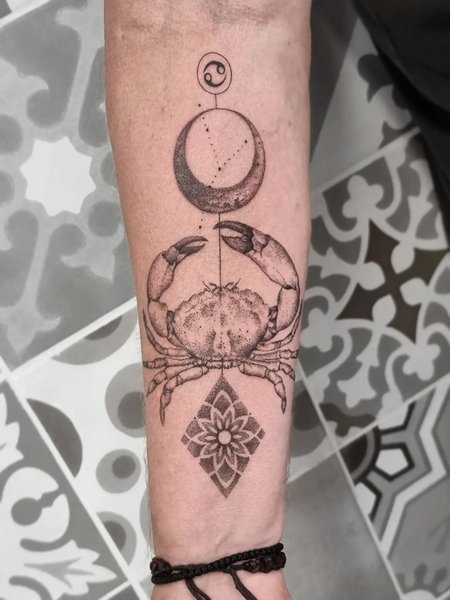 Cancer Zodiac Tattoos For Guys