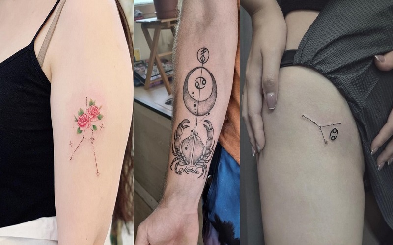 Cancer Zodiac Tattoos