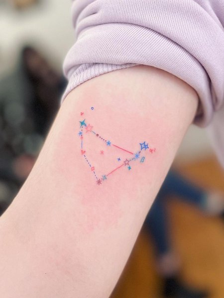 Capricorn Constellation Tattoo