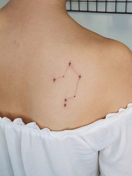 Constellation Tattoo Libra