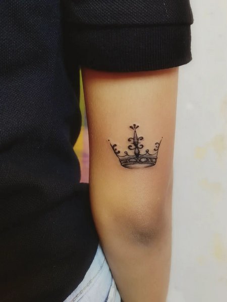 Crown Arm Tattoo