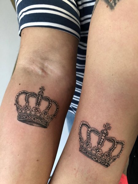 Crown Matching Tattoo