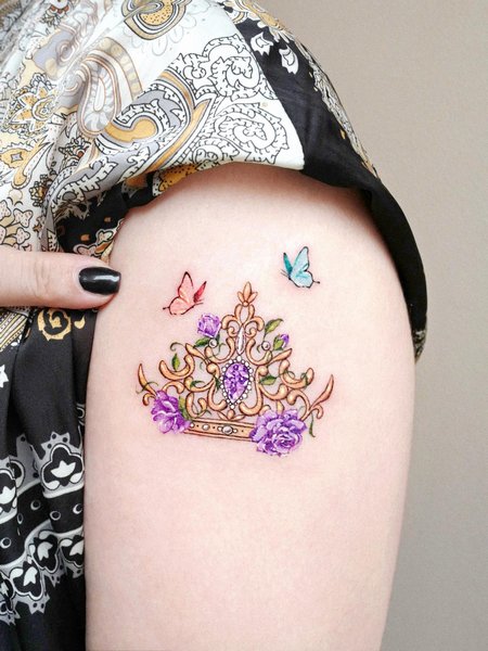 Crown Tattoos For Women
