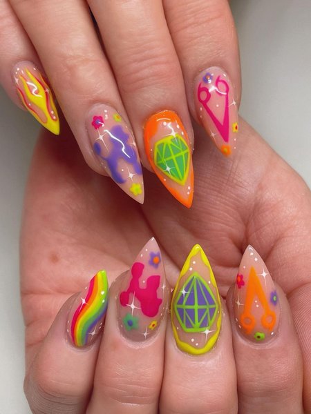 Cute Stiletto Nails