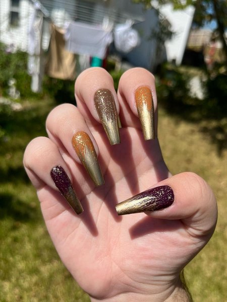 Fall Stiletto Nails