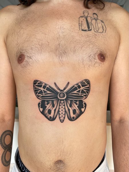 Harry Styles Moth Tattoo