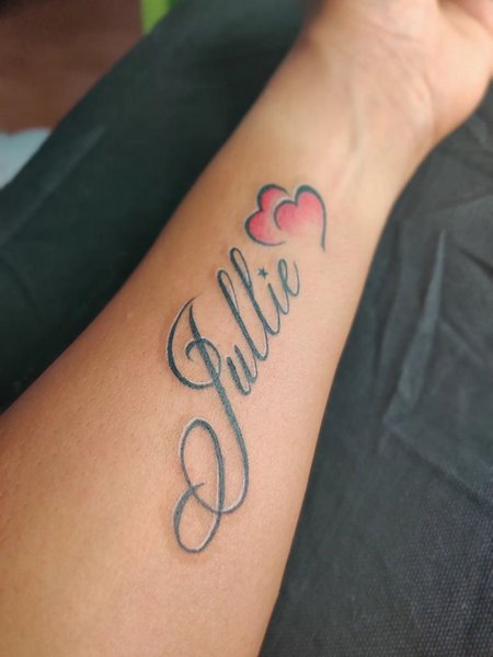 Heart Tattoos With Names