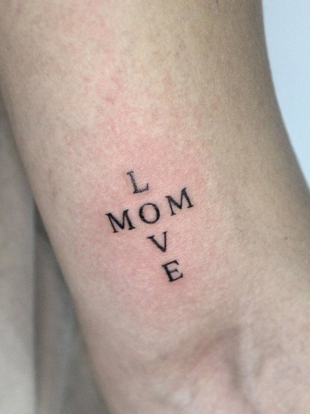 I Love Mom Tattoo