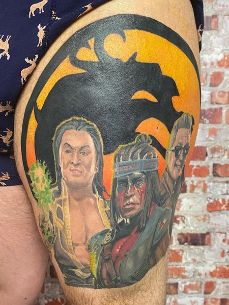 Johnny Cage Tattoo