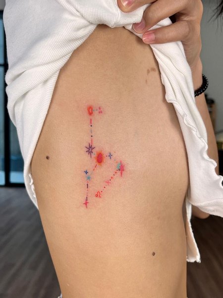 Leo Constellation Tattoo