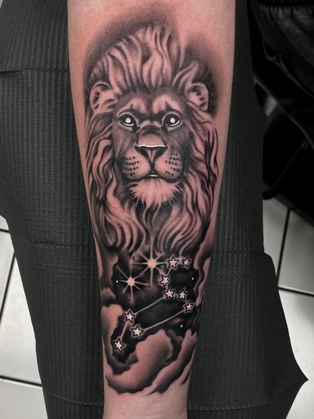 Leo Lion Tattoo