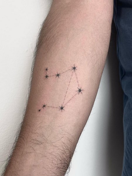 Libra Constellation Tattoo