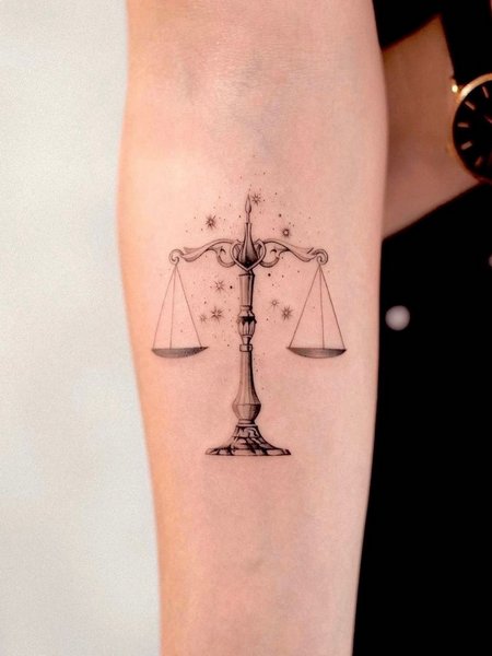 Libra Tattoo Design