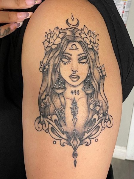 Libra Tattoos For Women