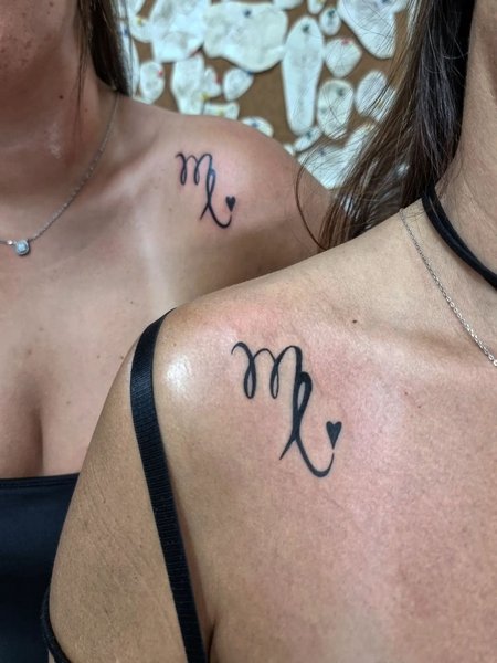 Matching Virgo Tattoo