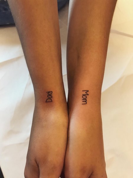 Mom Dad Tattoo