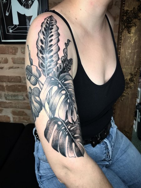 Monstera Tattoo Ideas