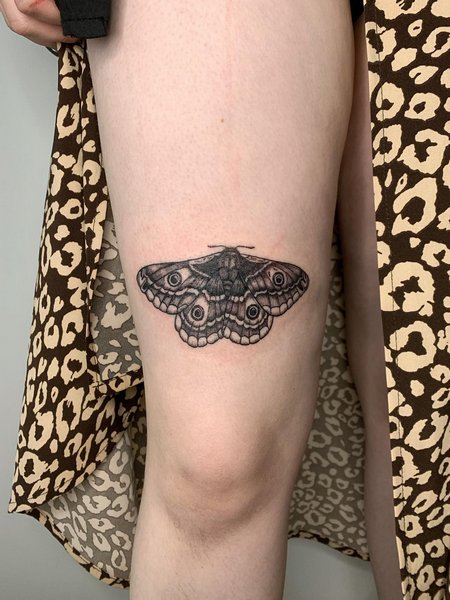 Moth Leg Tattoo