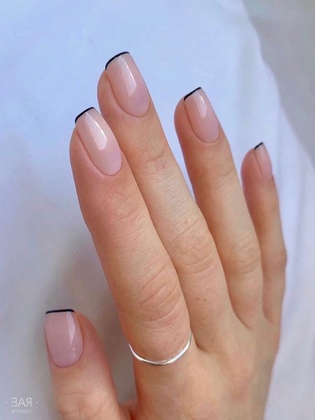 Nude French Tip Nails