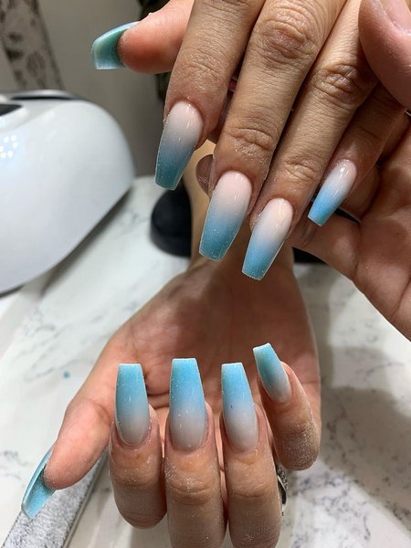 Ombre Nude Nails