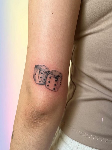 Pair Of Dice Tattoo