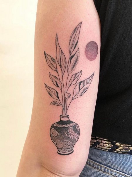 Plant Arm Tattoo