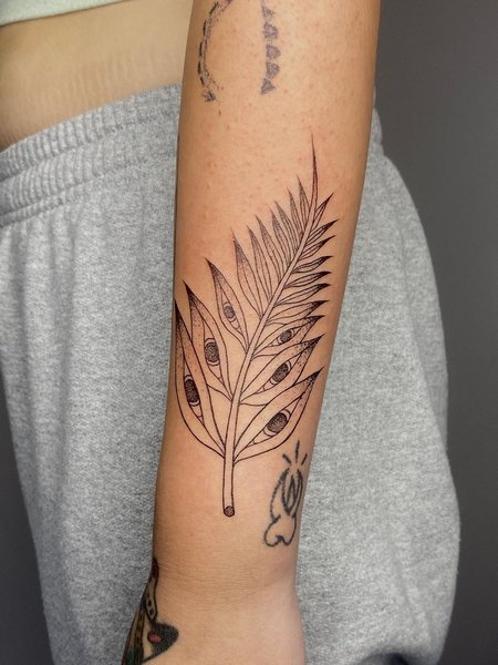 Plant Forearm Tattoo