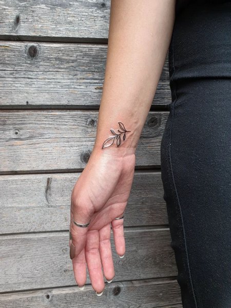 Plant Wrist Tattoo