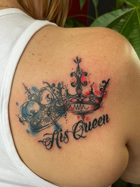 Queen Crown Tattoo
