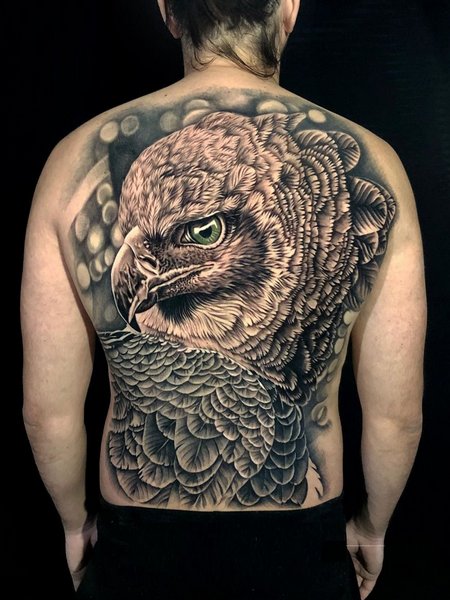 Realistic Eagle Tattoo