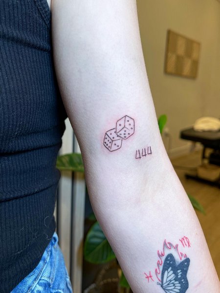 Rolling Dice Tattoo