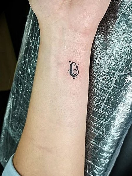 Small Avocado Tattoo