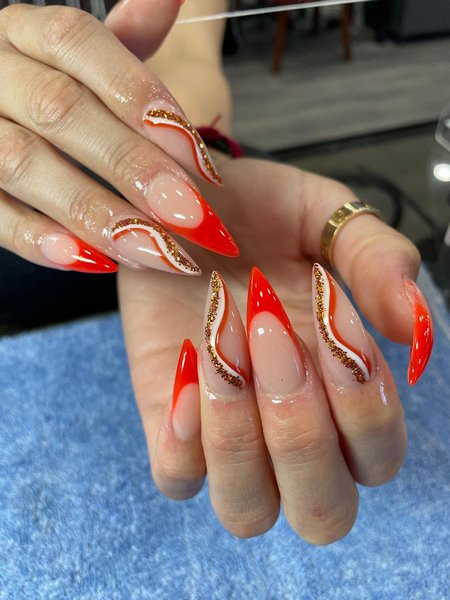 Stiletto Acrylic Nails