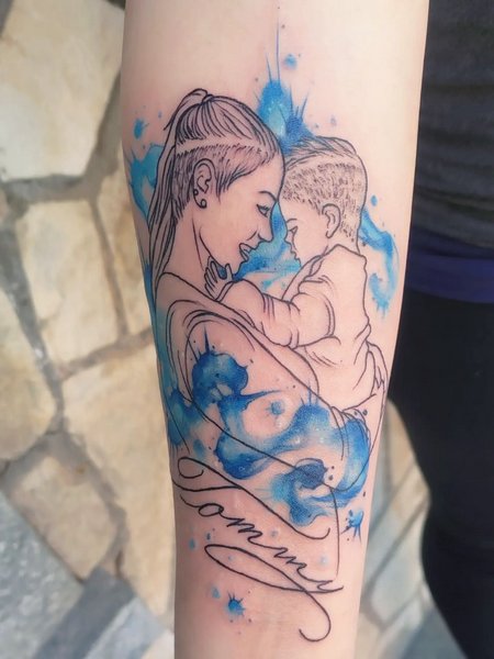Tattoo For Mom And Son