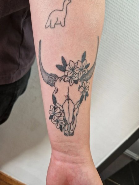 Taurus Skull Tattoo