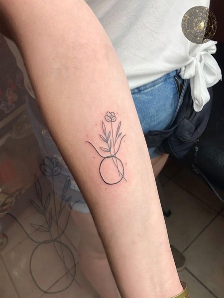 Taurus Symbol Tattoo