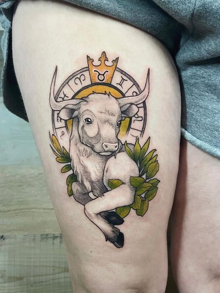 Taurus Tattoo Design