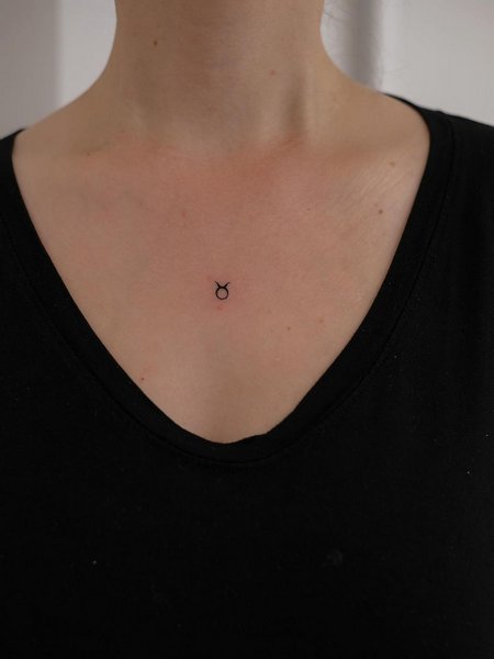 Tiny Taurus Tattoo