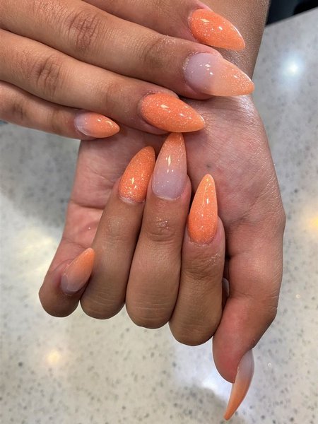 Almond Ombre Nails