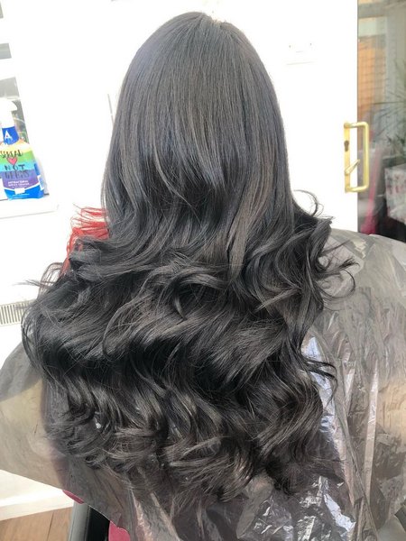 Black Hair Balayage