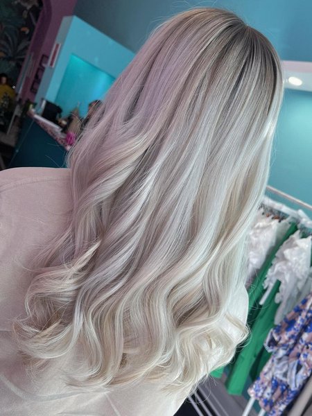 Blonde Wavy Hair