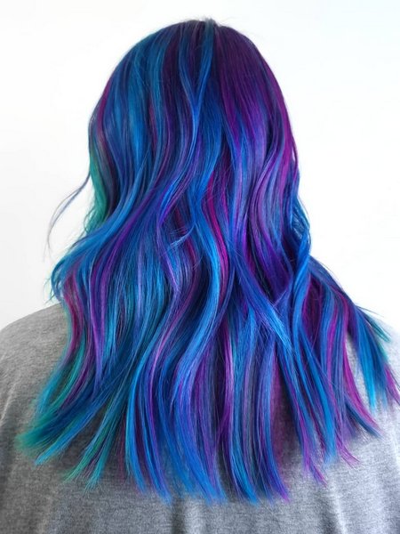 Blue And Purple Hair