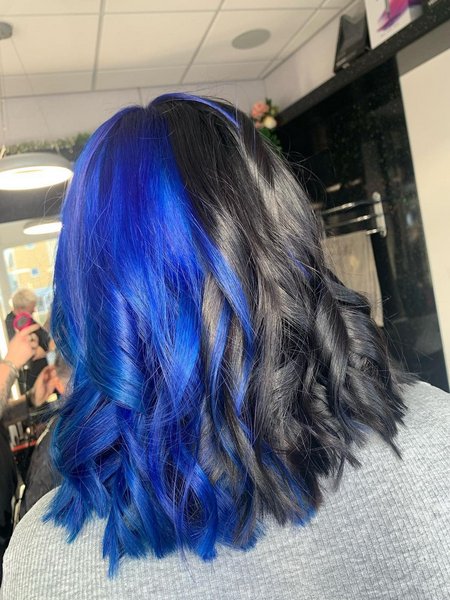 Blue Black Hair Color