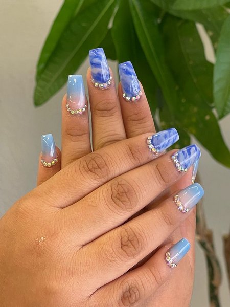 Blue Nail Designs